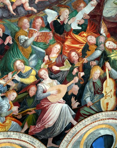 The Concert of Angels, 1534-36 (detail) by Gaudenzio Ferrari